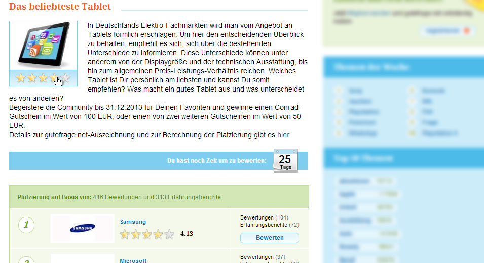 Das beliebteste Tablet: Erfahrungsberichte und Bewertungen
