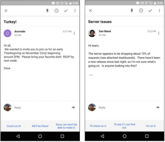 Google Smart Reply