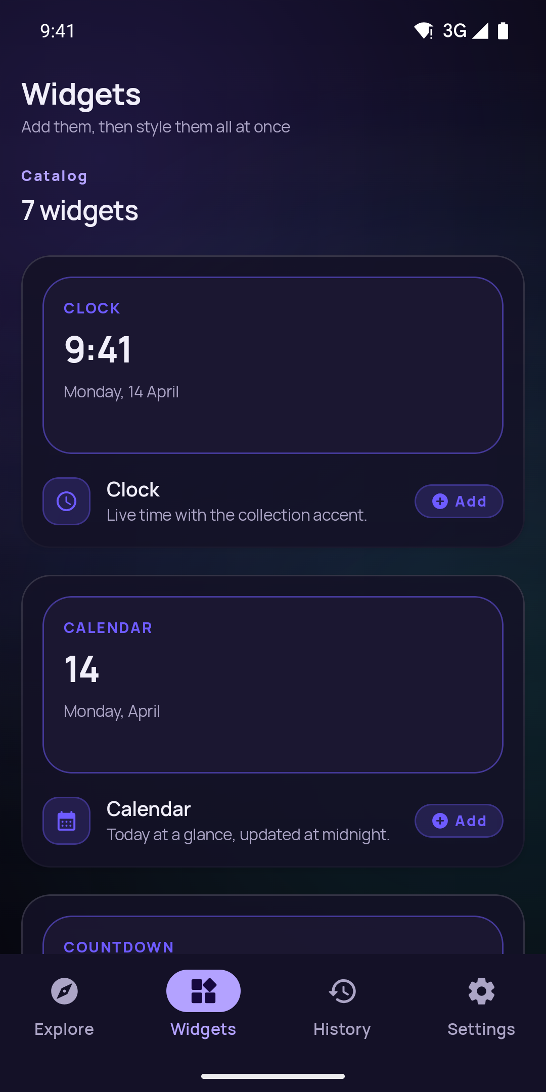 Screenshot of HomeSkin: Themes & Widgets