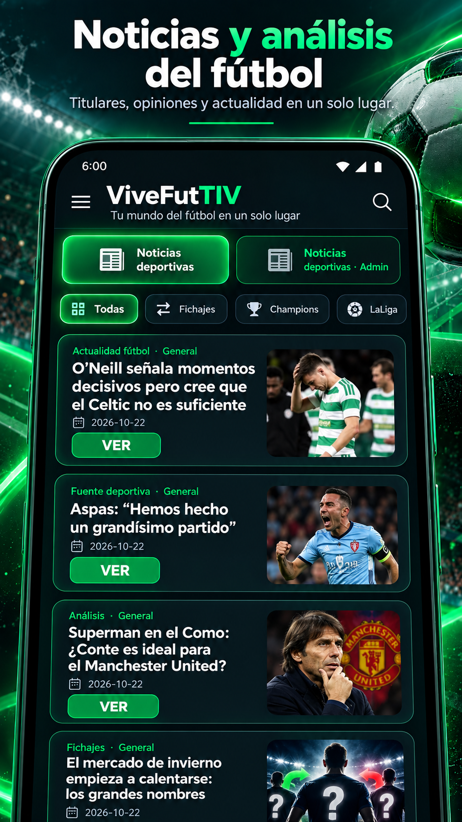 Screenshot of ViveFutTIV