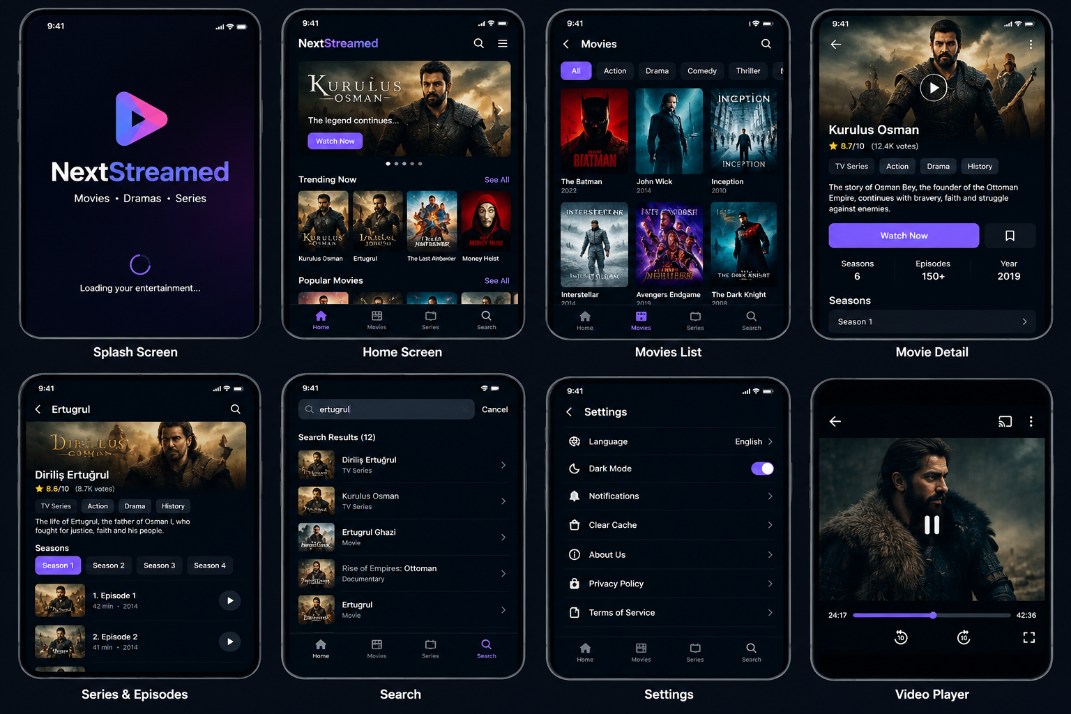 Screenshot of Nextstreamed
