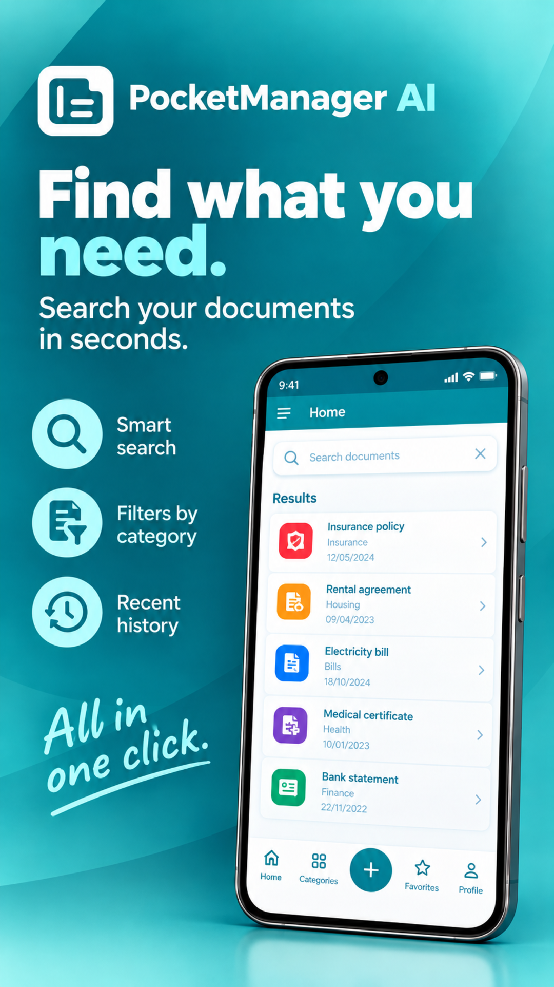 Screenshot of PocketManager AI