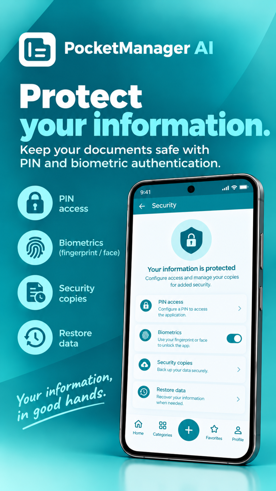 Screenshot of PocketManager AI