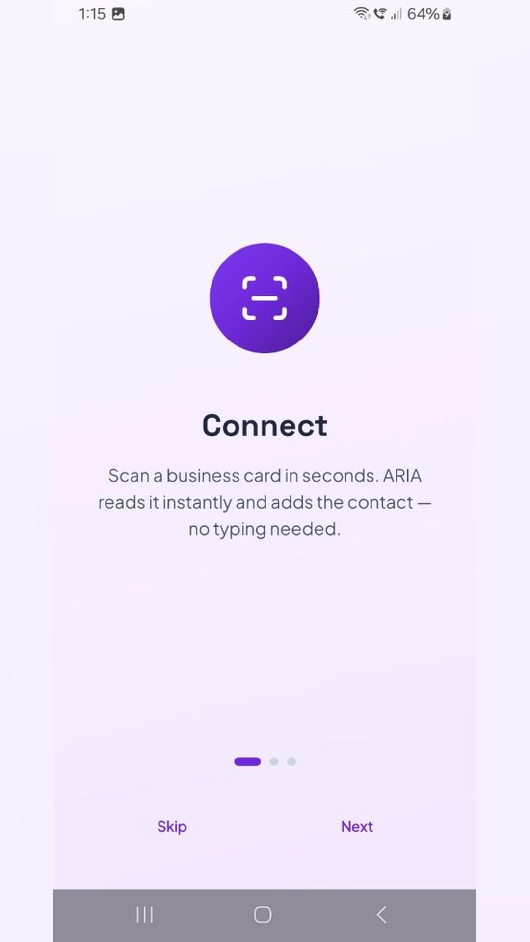Screenshot of ConnectVault