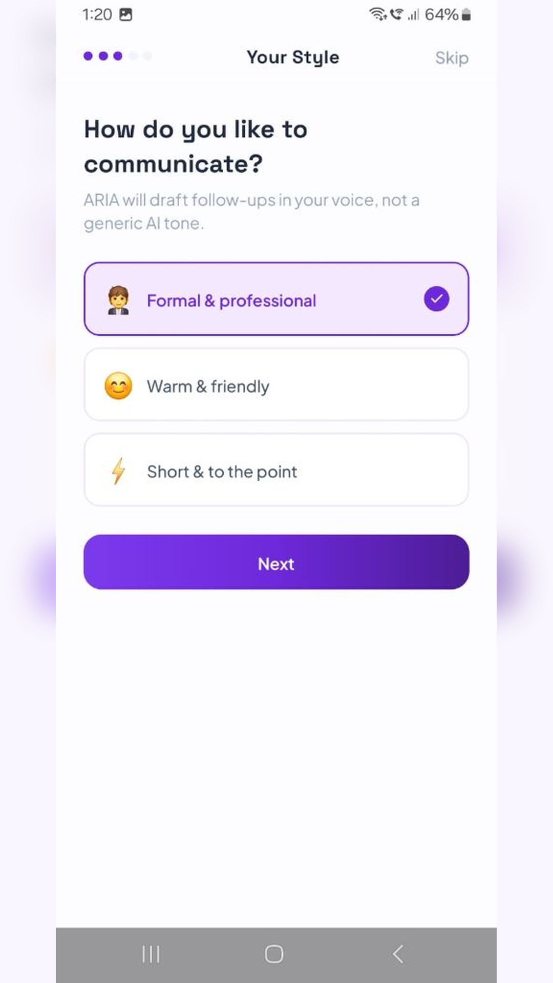 Screenshot of ConnectVault