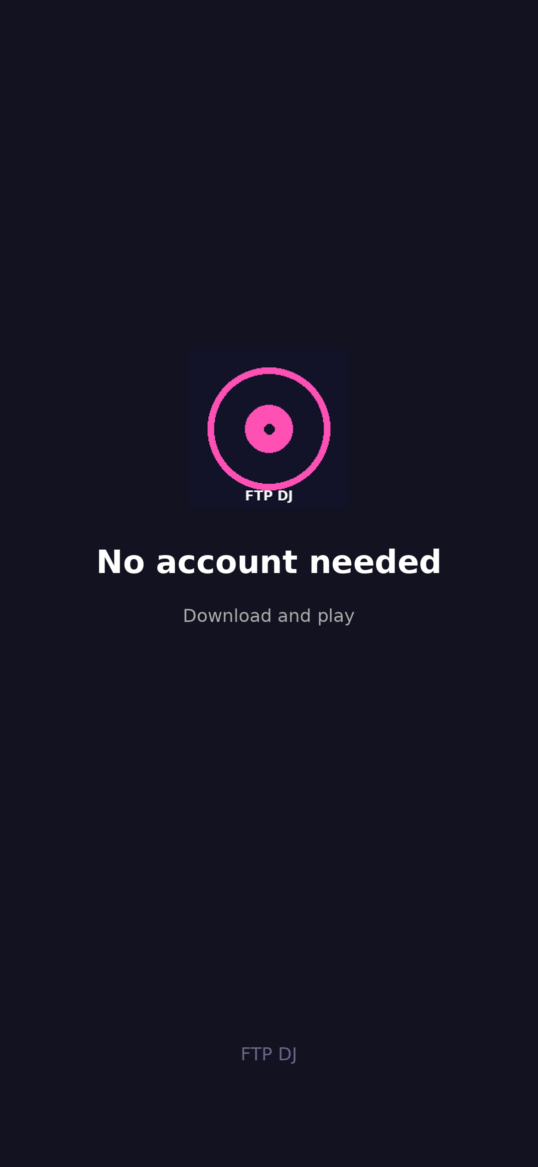 Screenshot of FTP DJ