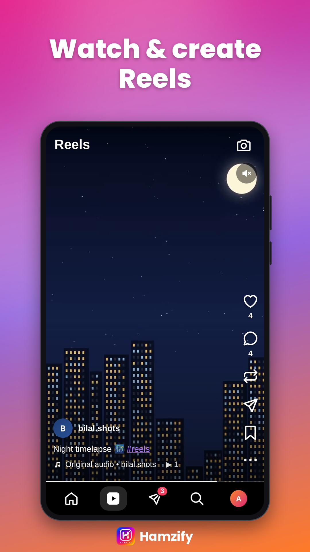 Screenshot of Hamzify